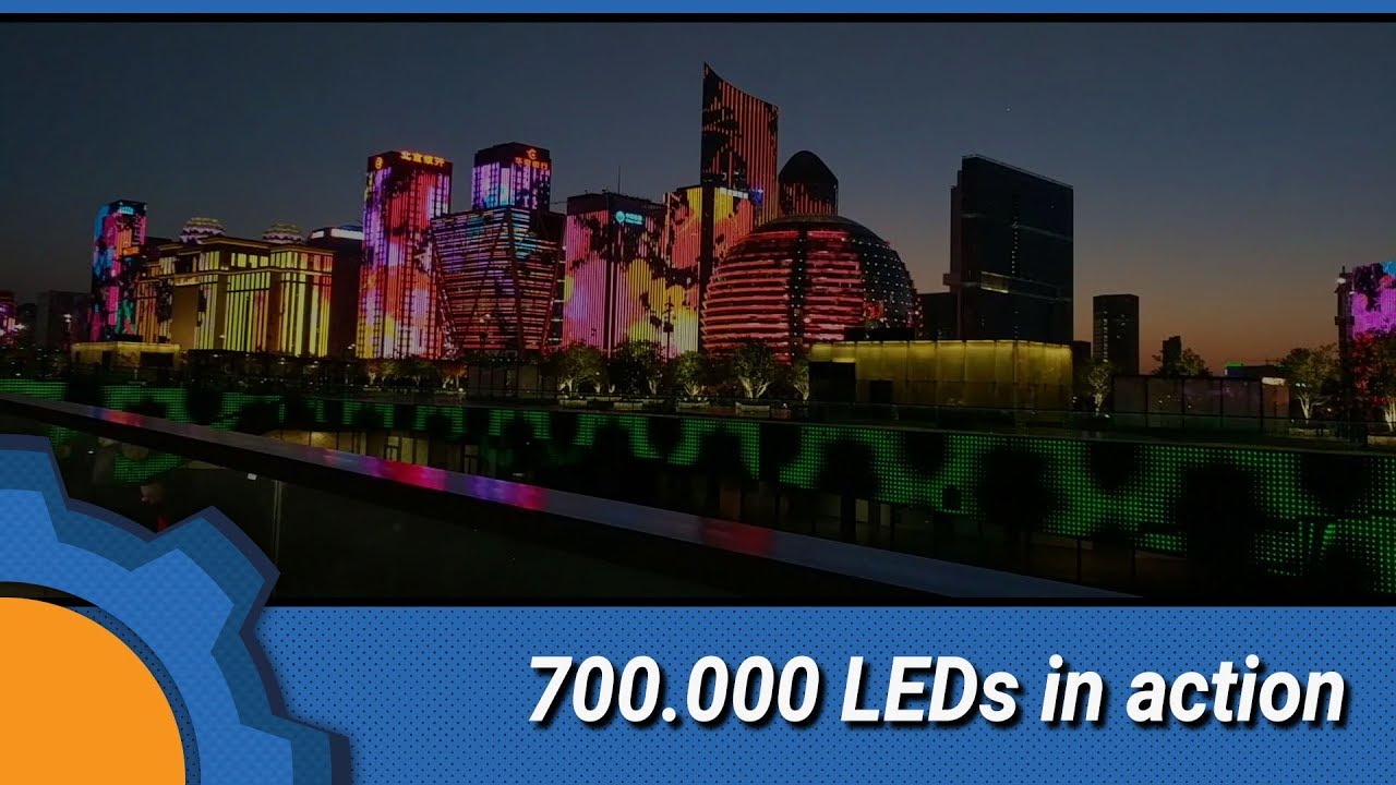 700.000 LEDs spectacle Hangzhou Light Show Not Enough TECH