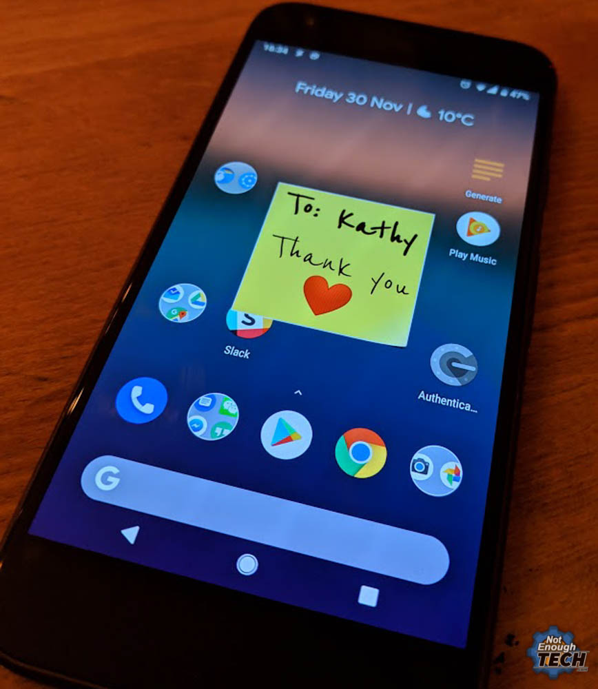 Tasker: Having fun with Post-It notes NotEnoughTech
