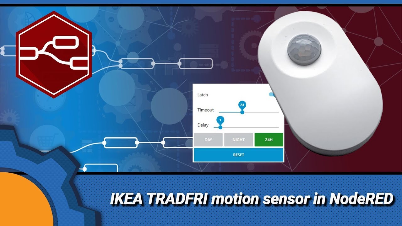 Smarter IKEA TRADFRI motion sensor in NodeRED NotEnoughTech
