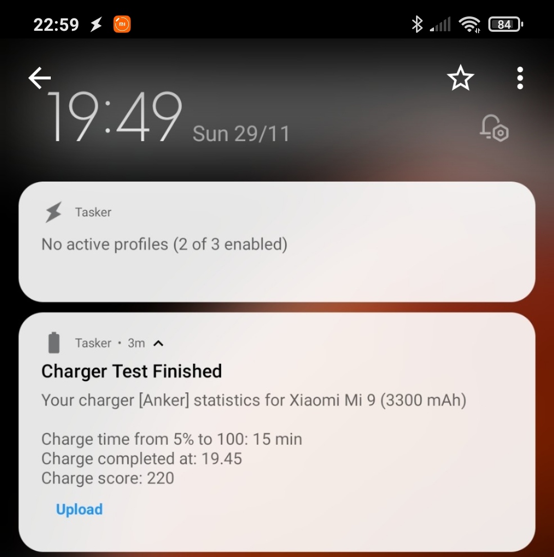 Charge - Tasker charger performance tool - NotEnoughTech