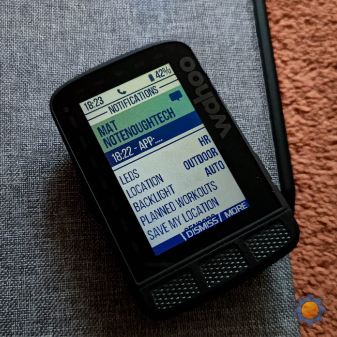 wahoo elemnt changelog