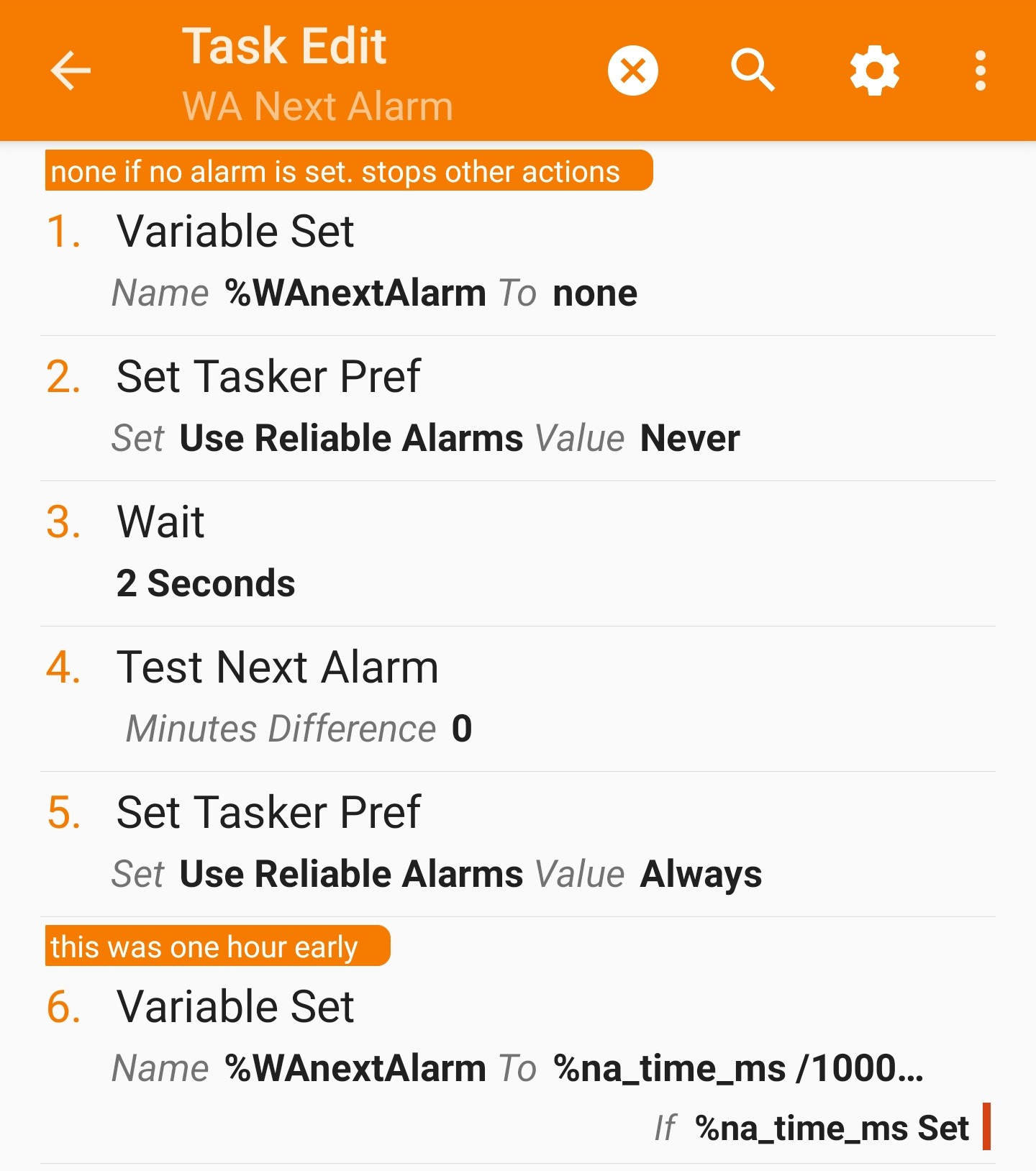 Tasker: Weather Alarm Clock -